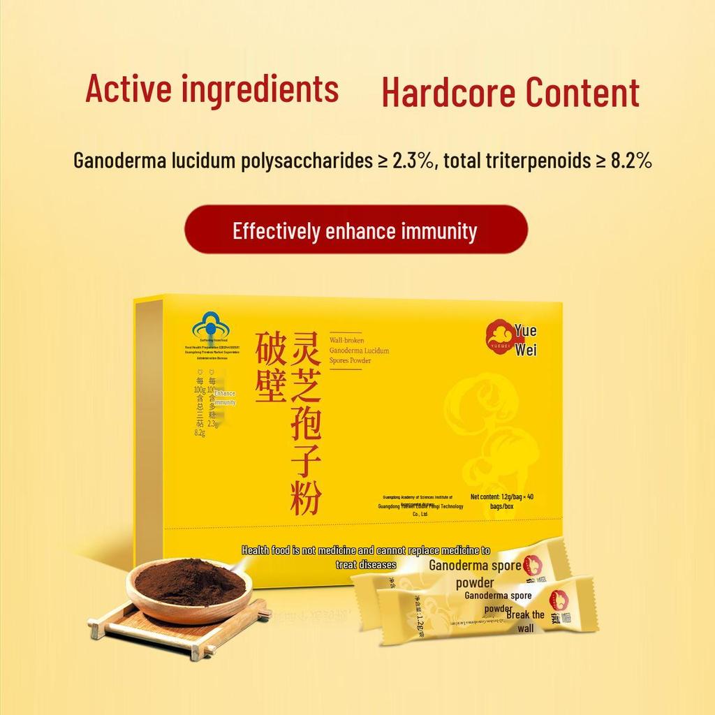 Yue Wei Ganoderma Spore Powder: Immune-Boosting, Nutritional Gift Box