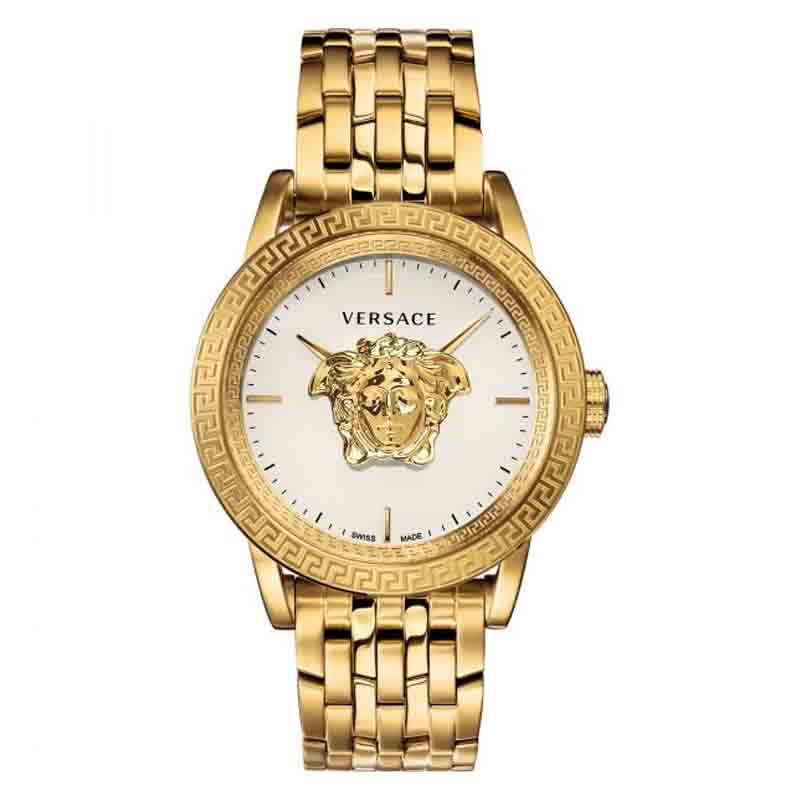 Versace Herren Palazzo Empire Quarz-Uhr 43mm VERD00318 weiß