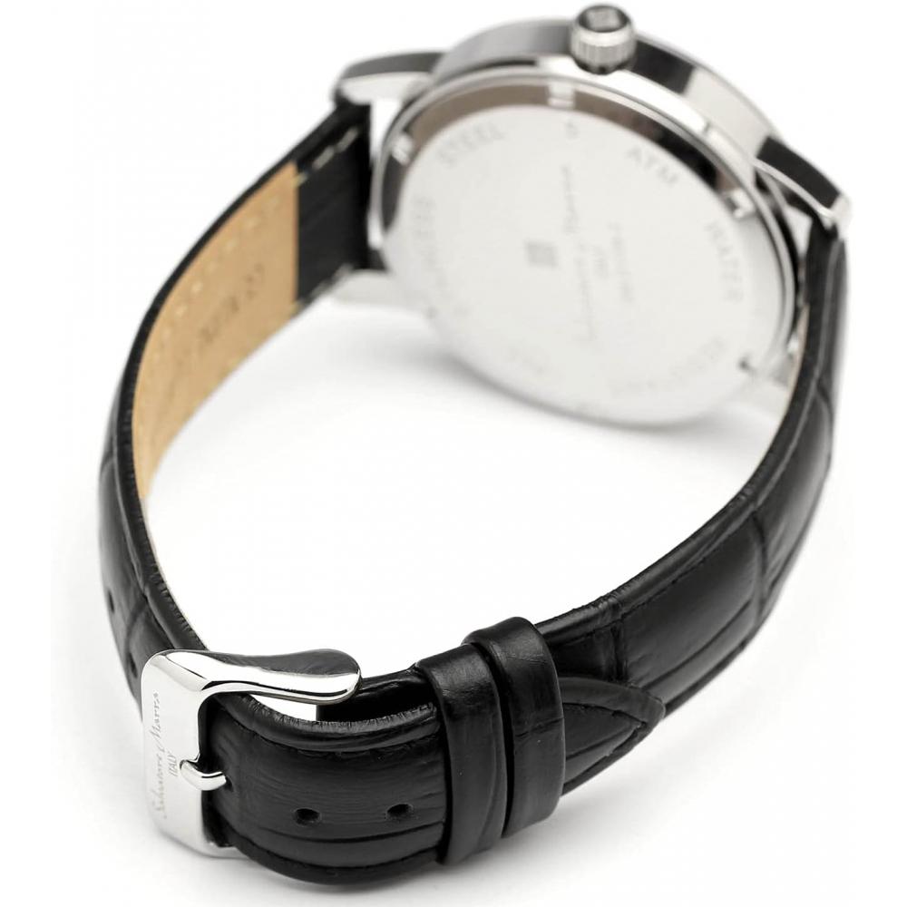Salvatore Marra Men S Moon phaSe Multi Calendar Watch Silver White Sm21106 SSwh