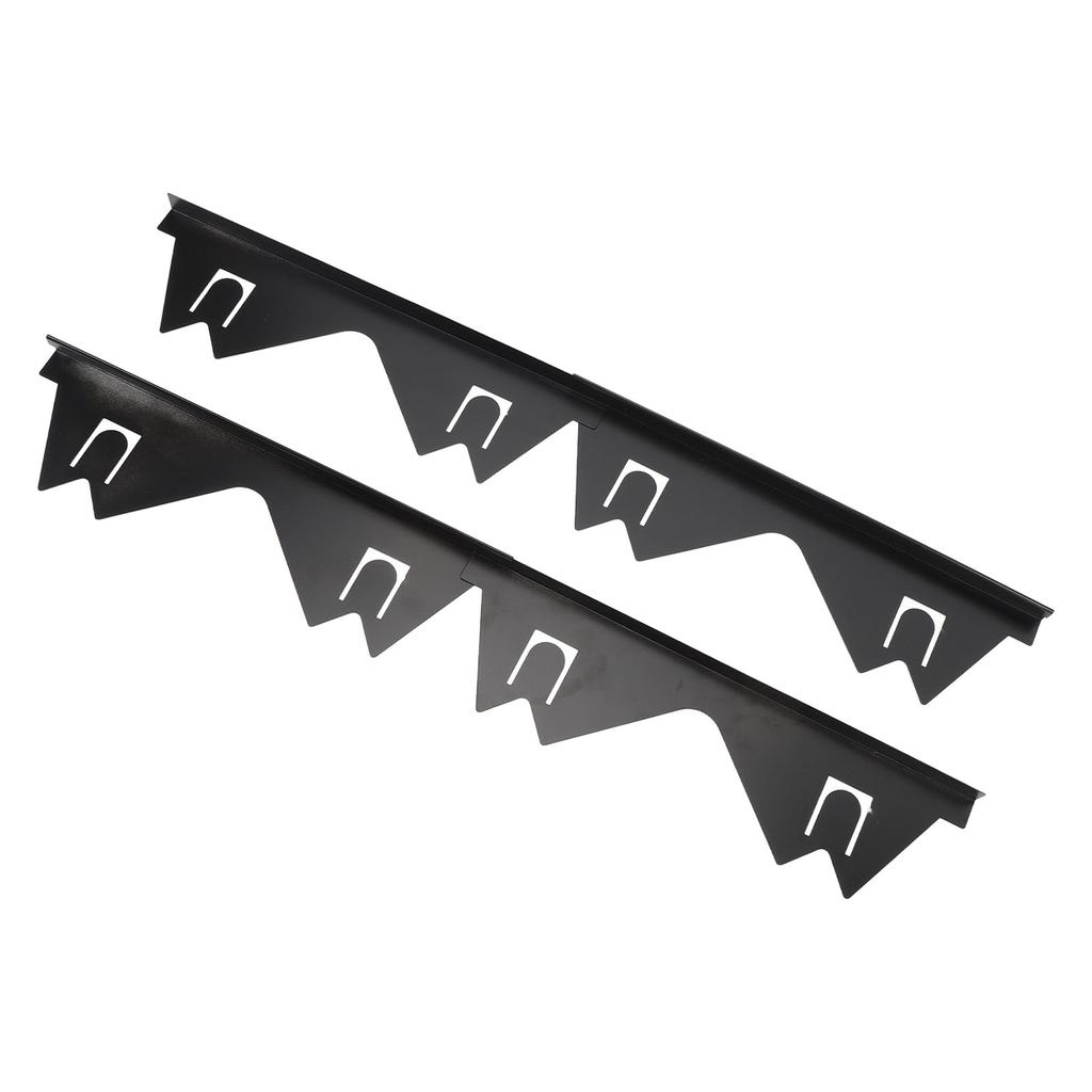 2 Pair Stainless Steel Stove Gap Covers Stove Gap Filler Range Trim Kit Heat Resistant Easy Clean Easy Adjustable