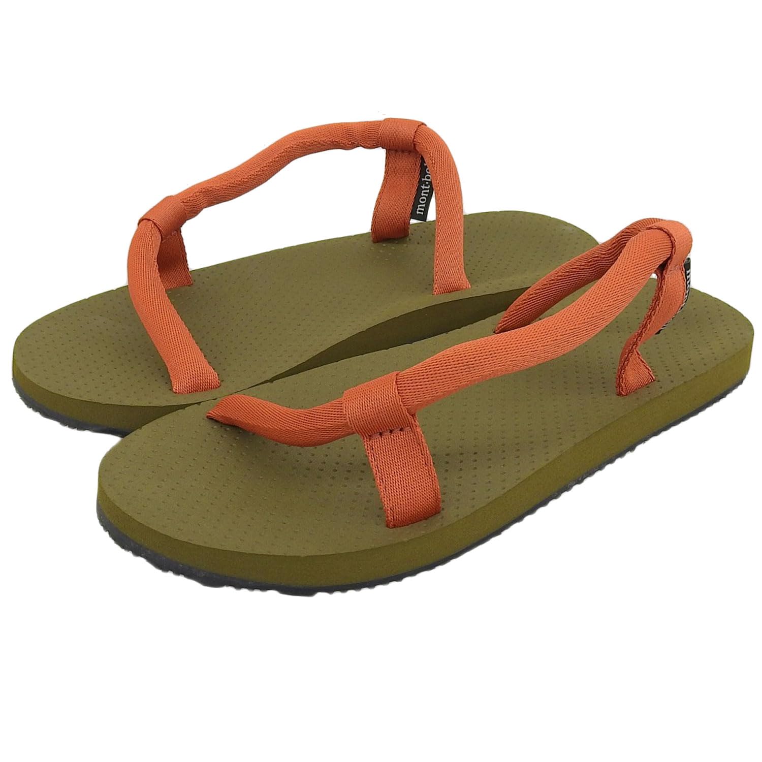 

montbell sock-on sandals men s women s camping shoes outdoor indoor stylish summer breathable 1129715 orange xl (28-29cm)