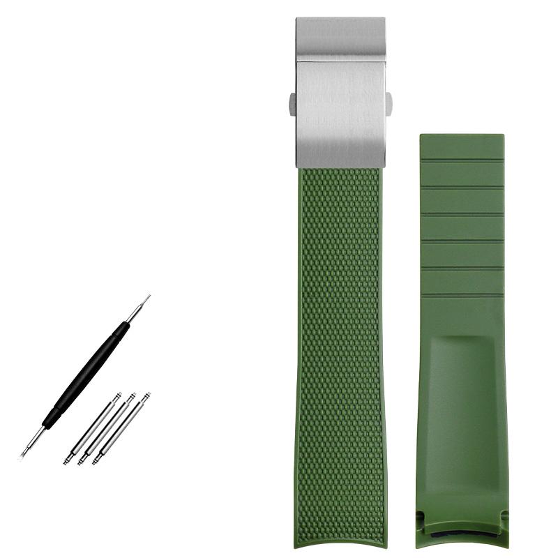 

Резиновый ремешок с изогнутым концом, 21 мм, ремешок для часов Longines conquest L37813567 L37813787 L3.781/782, ремешок для часов, ремешок для наручных часов 21mm