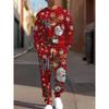 Christmas Clothing Set Spring Autumn Men Women Fashion 3D Print 2PCS Suit Casual Sportswear Sweatshirt Jogging Pants 2Pcs Sets