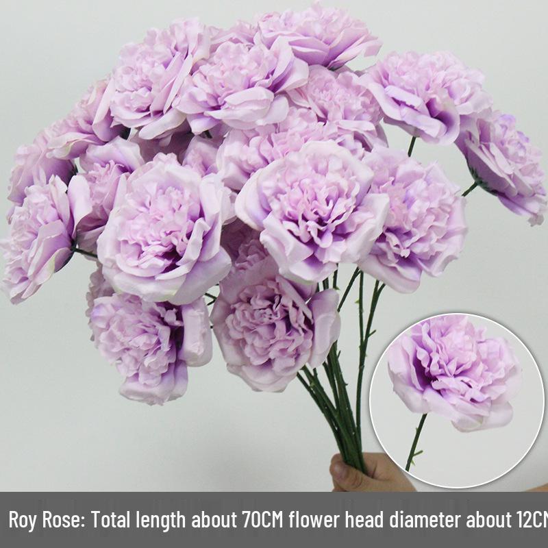 10-Piece Purple Series Artificial Floral Set: Ground Row, Aisle, and Burgundy Wedding Decoration Flowers