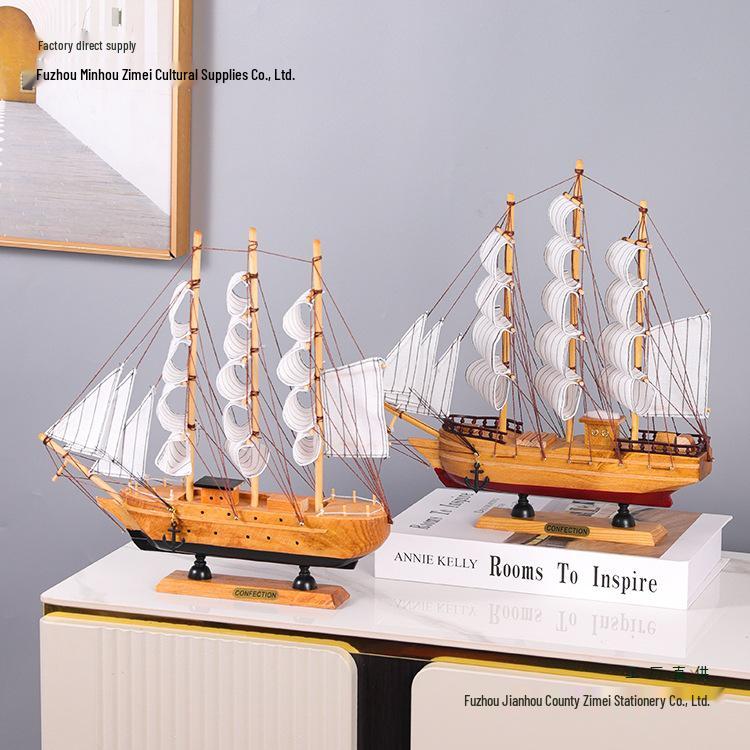 Segelboot Ornament - Modell für ruhige Fahrt zur Dekoration von Zuhause oder Büro