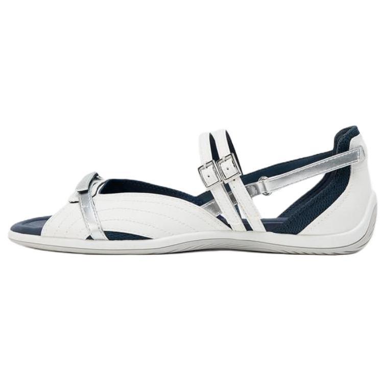 ZARA Technical Fabric Flat Sandals White Navy Womens 5505610001 37 7990₽