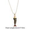 Goldfish Nylon Rope Necklace Marine Organism Charms Ocean Series  Necklace  Girls
