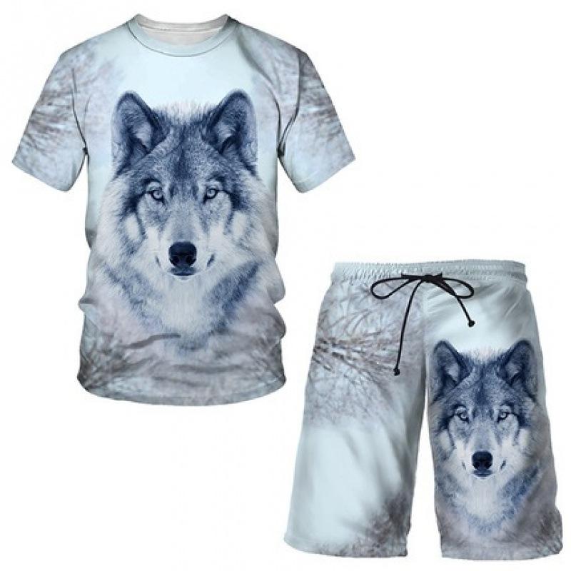 16 summer new fashion 1D lion print men's sportswear 1-piece wholesale
