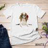 Cavalier King Charles Spaniel Rose Zipper Cute Gift Unisex T-shirt