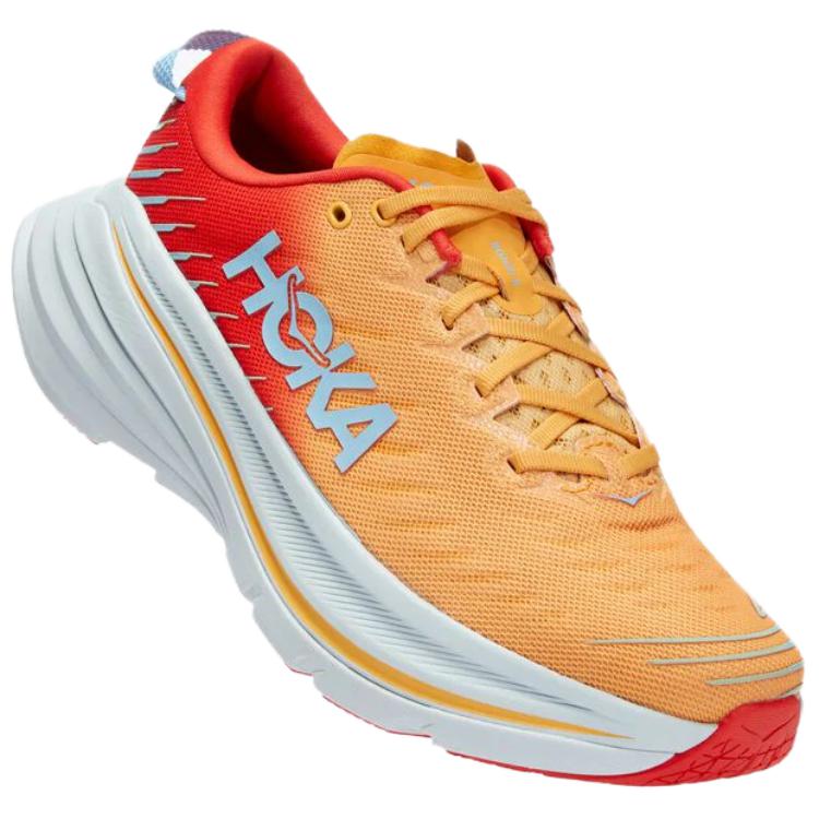 HOKA Bondi X Fiesta Amber Yellow Men Sneakers Neutral 1113512-FAYW