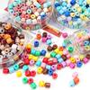 30pcs 6mm High-Quality Glass Barrel Beads Mix Colourful Barrel Beads Loose Spacer Beads For DIY Jewelry Making