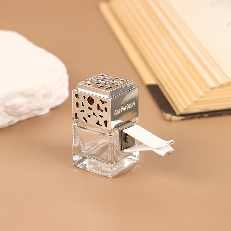 1 Stück Autozubehör Auto Duft Leere Glasflasche Clip Auto Lufterfrischer Flasche Parfüm Clip Lüftungsauslass Aromatherapie