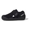 Adidas Captain Toey Fabric Comfortable Versatile Durable Low-Top Walking Shoes Baby Shoes Black ID2435