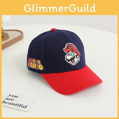 Super Mario Bros Cartoon Baseball Cap With Sun Protection And Breathable Cotton For Kids Summer Wear