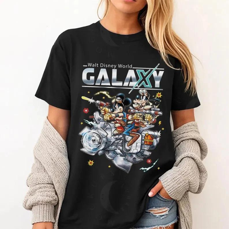 Walt Galaxy Adventure Mickey Goofy Shirt Family S