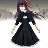 Puella Magi Madoka Magica Akemi Homura Cosplay Dress With Polyester Fabric For Anime Role Play