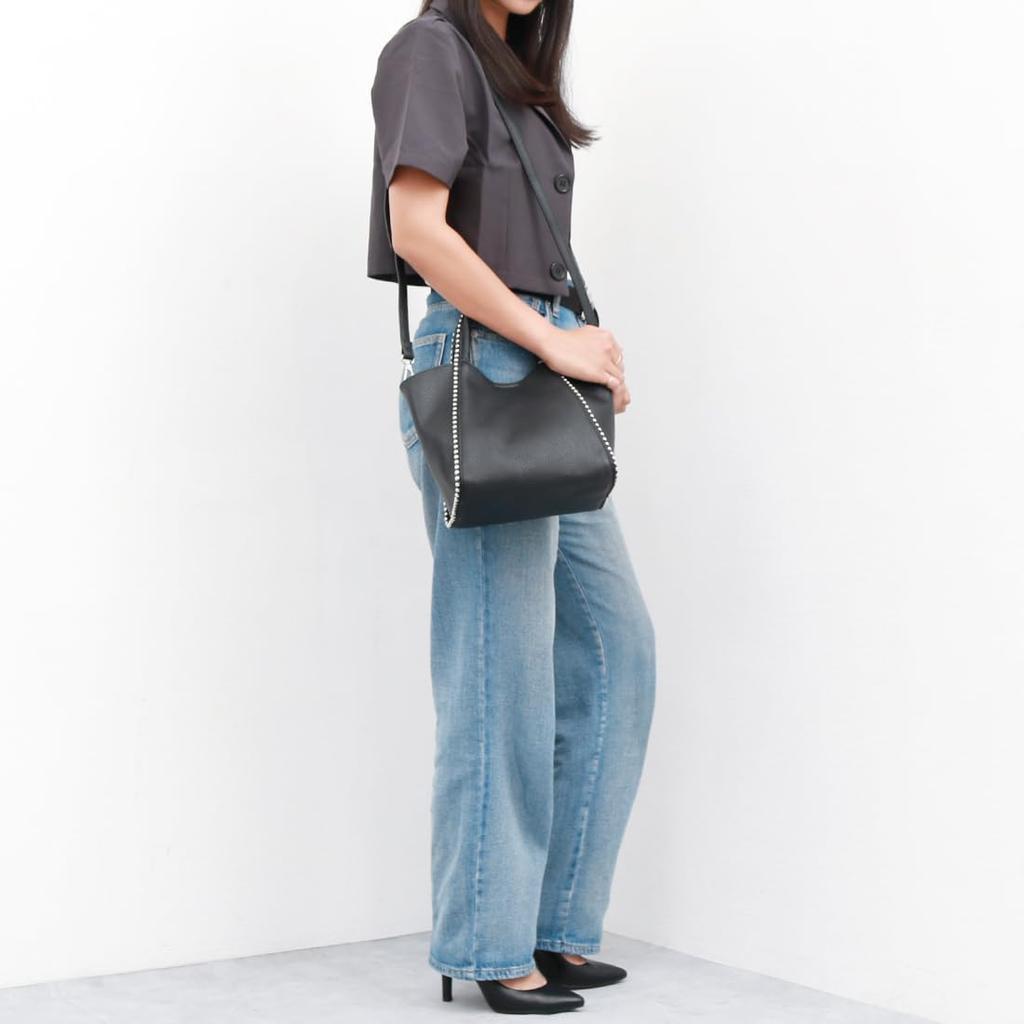 Ball Chain 2-Way Mini Tote Bag