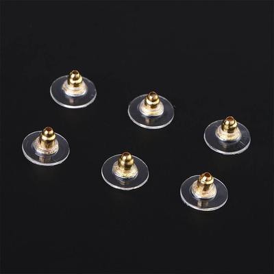 Findings Fashion Accessories Clear Earring Back Stoppers Earring Pads Stopper Plugs Ear Stud Backs