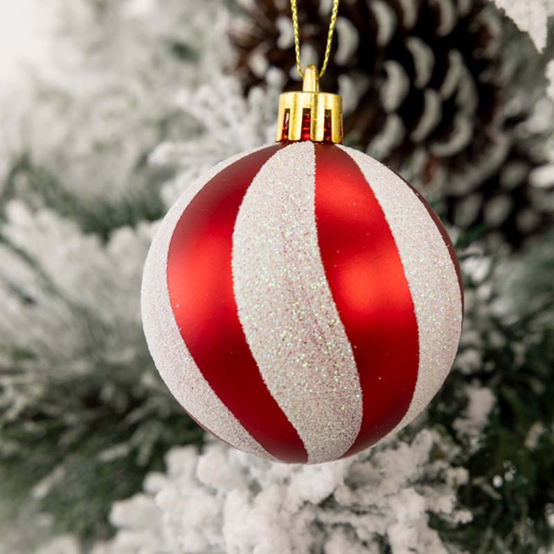 WTEMPO Christmas Decorations Creative Christmas Ball & Pinecone Shaped Design Christmas Tree Hanging Pendants Christmas Party Gifts