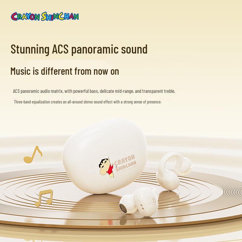 ROCK Crayon Shin-chan Bone Conduction Bluetooth Ear Clip Headphones