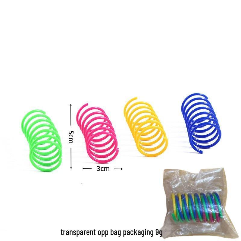 Katzenfedern Spielzeugset: Farbenfrohes, 4-teiliges Set für Selbstunterhaltung