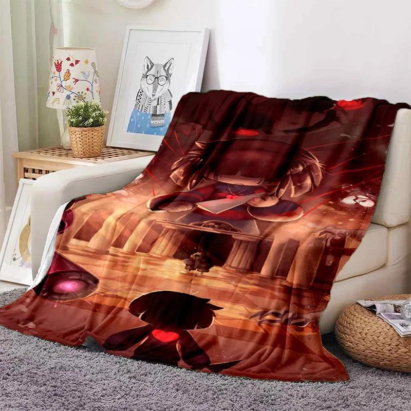 Funny U-Undertale Sans 3D Print Blanket Super Soft Warm Fleece Throw Blanket for Underground Legend Game Sofa Bed