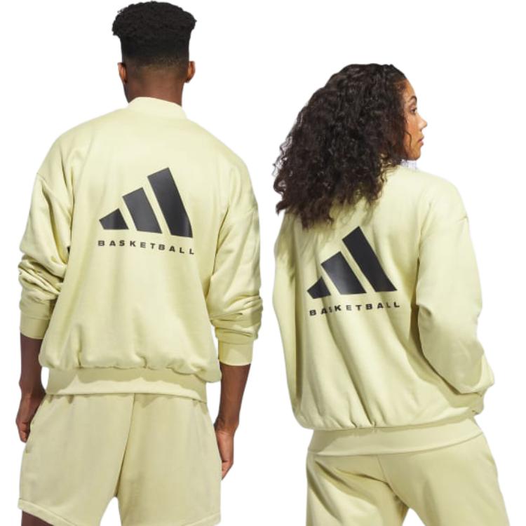 adidas DIE KOLLEKTION 2024 Sweatshirts Unisex Gold Rundhals Mäßig Regular IN7697