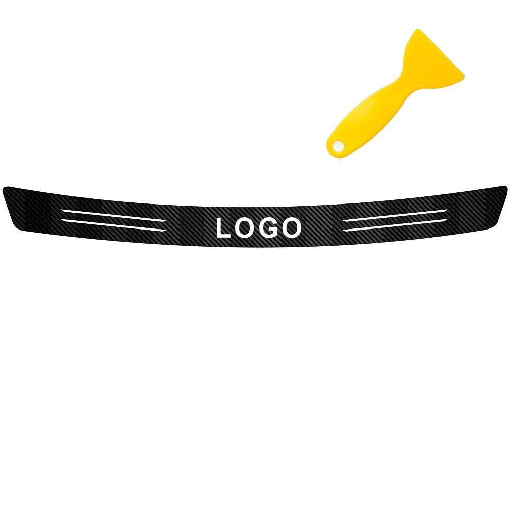 AAADU1 Anti Scratch Carbon Fiber Car Trunk Rear Bumper Guard Protection Sticker For Opel OPC Astra K Insignia Corsa D B E Mokka Vectra