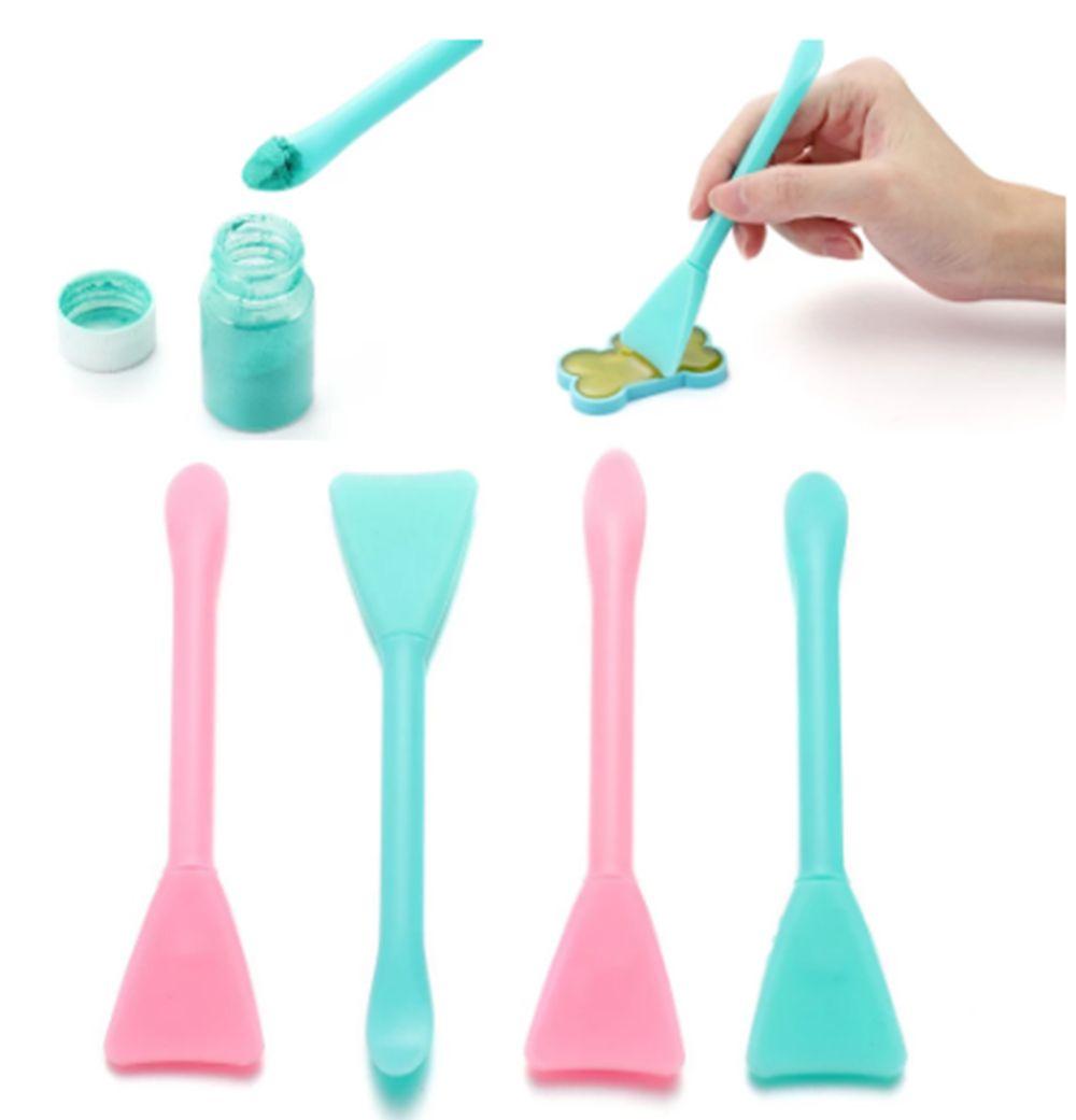 

Powder Spoon Epoxy Clean Tools Make up Resin Mold Silicone Stick Stirring Brush Facial Brush