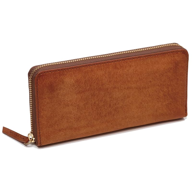 

[SUCCEED] PUEBLO round long wallet men s All Italian leather cowhide large capacity with gift box – leather artisan handmade