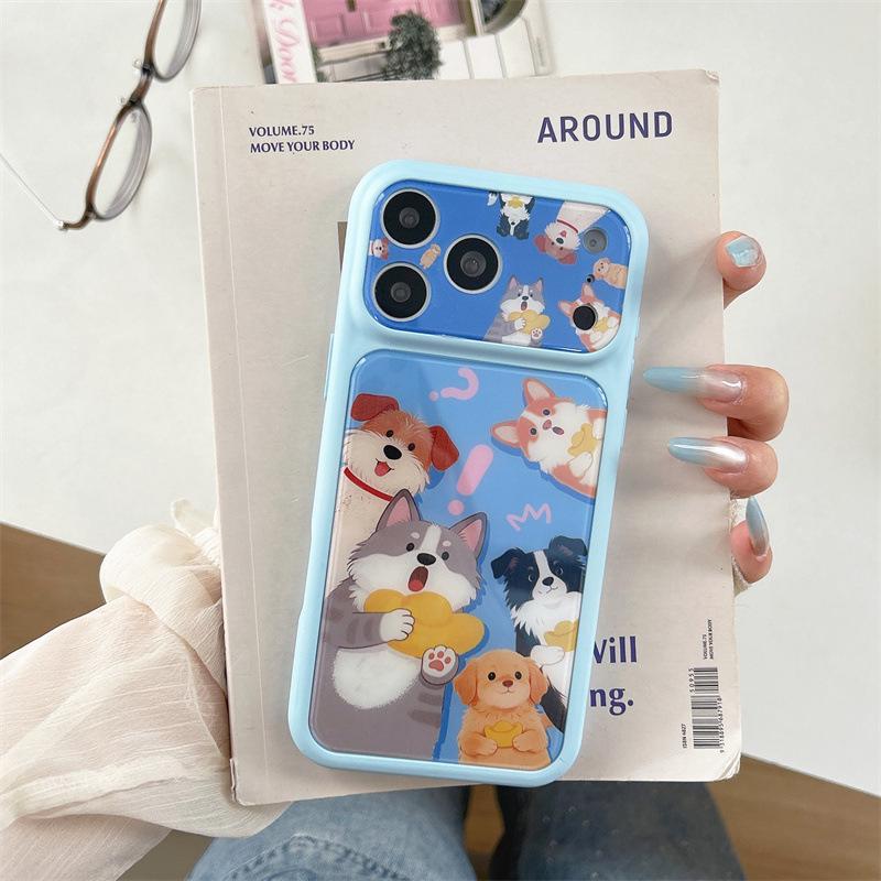 

Cartoon Yuanbao Cat & Dog iPhone 17/16 Pro Max/15/14 Case 17 Pro Max
