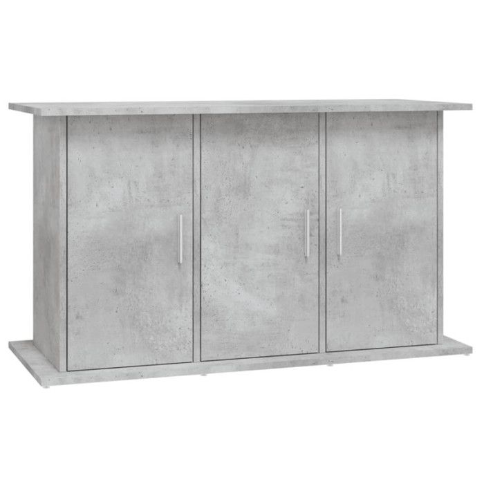 VidaXL Support pour aquarium gris béton 101x41x58 cm bois d'ingénierie 833635