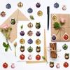 500pcs Merry Christmas Stickers Christmas Ball Tags Stickers for Kids Gift Baking Package Envelope Stationery Decor