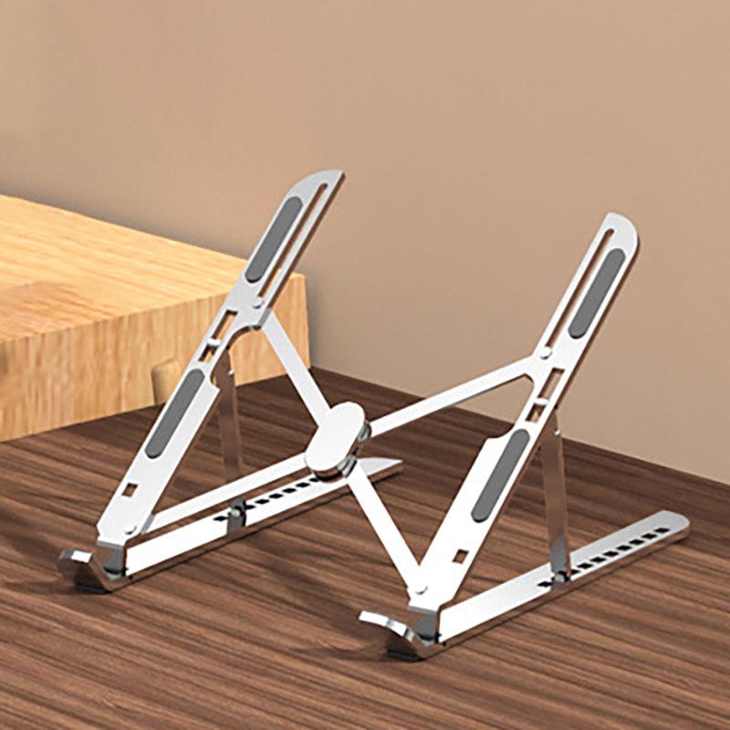 NEW Aluminum Alloy Laptop Stand, Folding and Lifting Vertical Base, Height Increasing Computer Cooling, Tablet Stand
