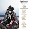 1PC Ghostface Scream Outdoor Flannel Throw Blanket - HD Printed Lightweight Soft Warm All-Season Blanket for Sofa, Bed, Travel, Camping 039