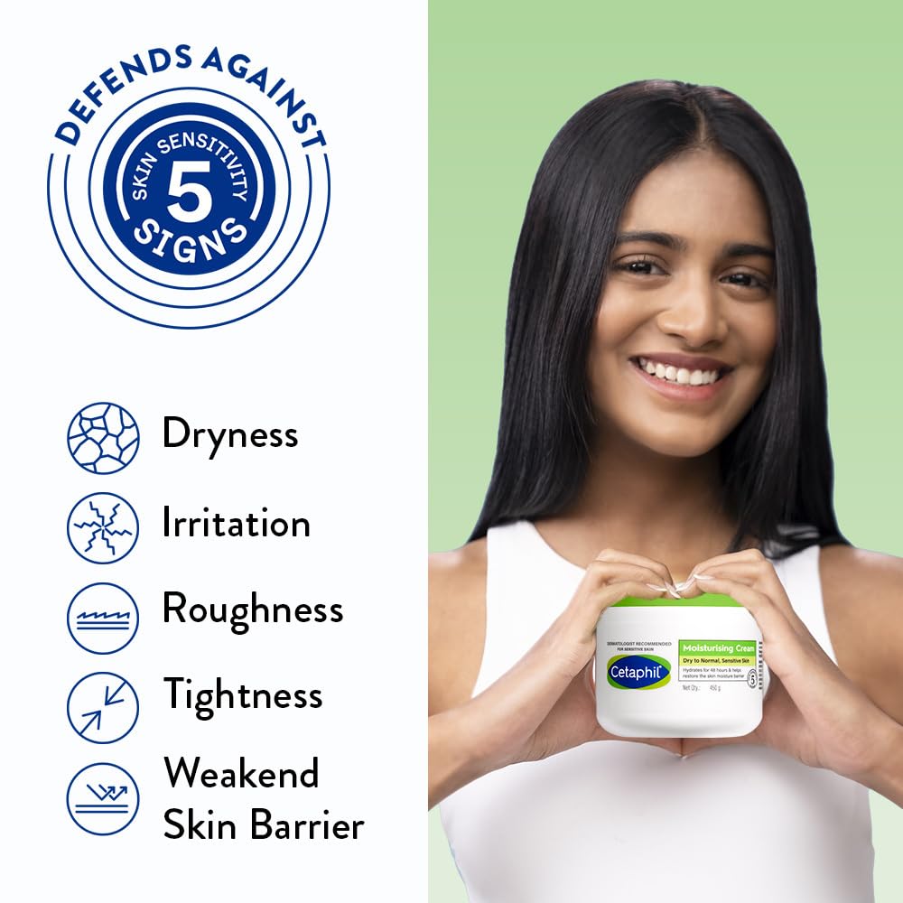 Cetaphil Feuchtigkeitscreme für Gesicht und Körper 250 g Packung 1 Langanhaltende Feuchtigkeit für trockene bis normale Haut