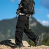 Men's High Street Tactical Cargo Pants - Autumn/Winter Pleated Outdoor Style