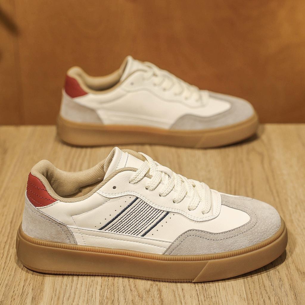 Shoes New Leather Sports Casual Shoes In Autumn of the Year Teenage Lace-Up Shoes