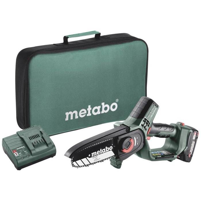 Metabo sans fil scie à élaguer avec batterie, avec chargeur longueur de lame 150 mm