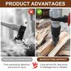 4Pcs Screw Cones Wood Drill Bit 32mm 42mm 50mm Log Splitter  for Electric and Hand Drills