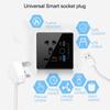 WiFi Universal Wall Socket Multifunction Power Plug Socket USB Charging AC100V-240 Intelligent Wall Outlet Switches