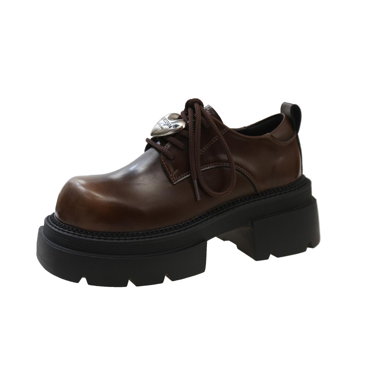 

Small man heightens platform casual single shoes women s 2025 new retro boots are thin and can be split knight boots 35