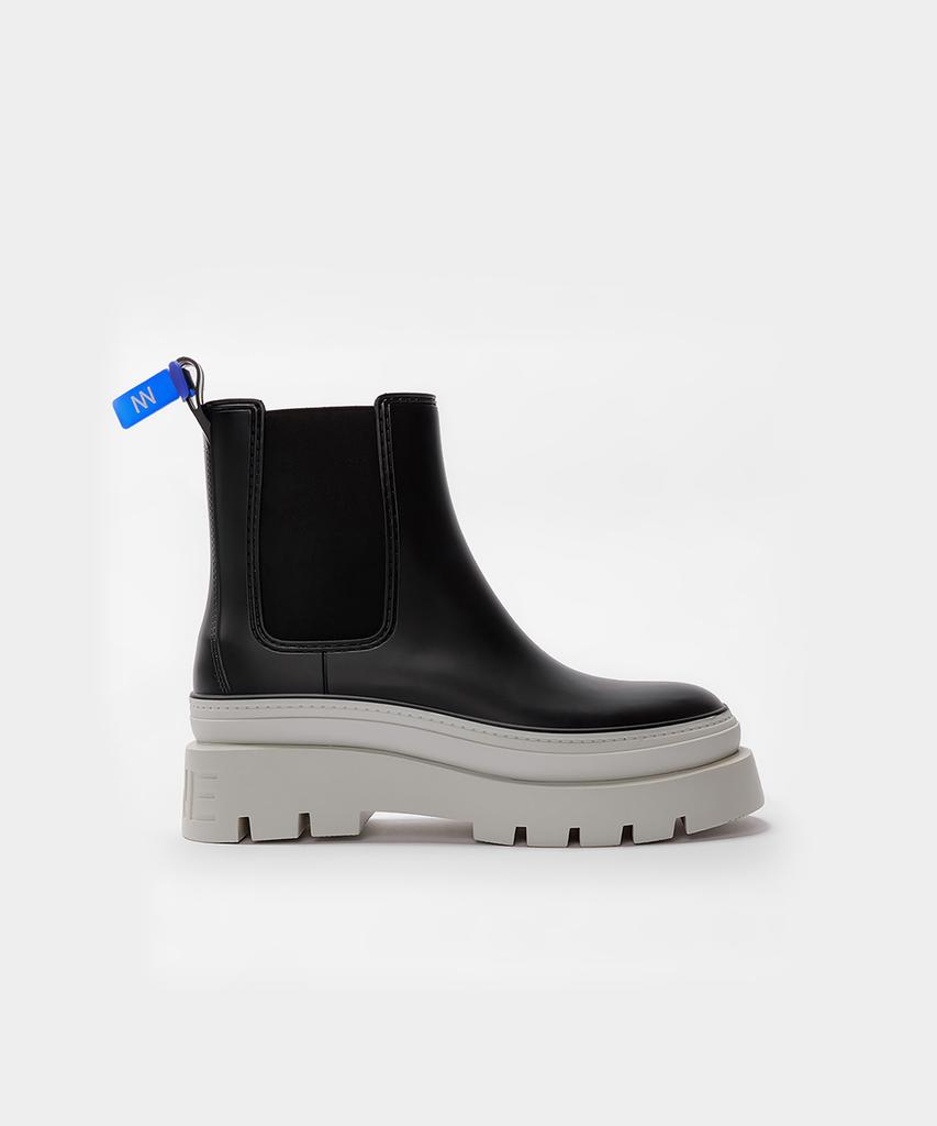 Nswe Vlocker Chelsea Rain Boots 7Cm (Sten Black) - Nsw102Sl
