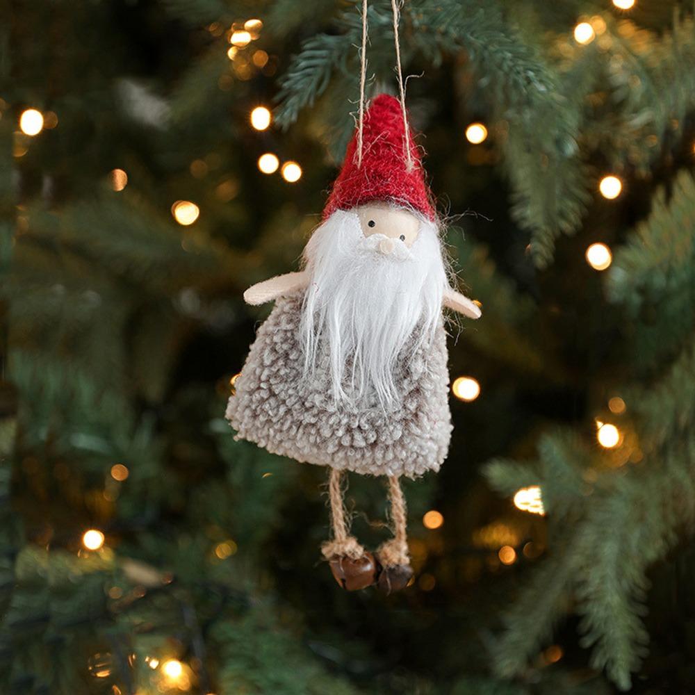 

Plush Girl Doll Hanging Pendant Santa Claus Xmas Tree Pendants Home Party Decor Santa Claus