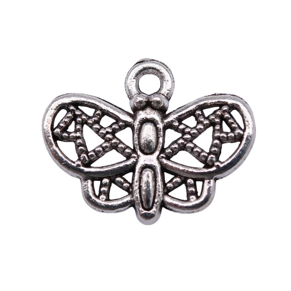Butterfly Charms Simple Pendants For Minimalist DIY Jewelry Making