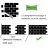 3D Tile Brick Mosaic Wallpaper Safety Odor-free Sticker Self Adhesive Kitchen Bathroom Decor Peel And Stick Tile For Kitchen
