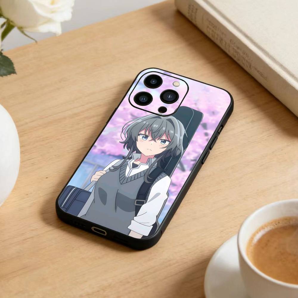 Asanagi Yori and Kino Himari Phone Case For iPhone 17 16 15 14 13 12 Max Plus Silicone Black Cover