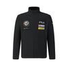 Fila Ski Series Fleece Lined Warm Minimalist Stylish Casual Sports Training Versatile Comfortable Jacket Men Jackets Deep-Black A11M546503FBK