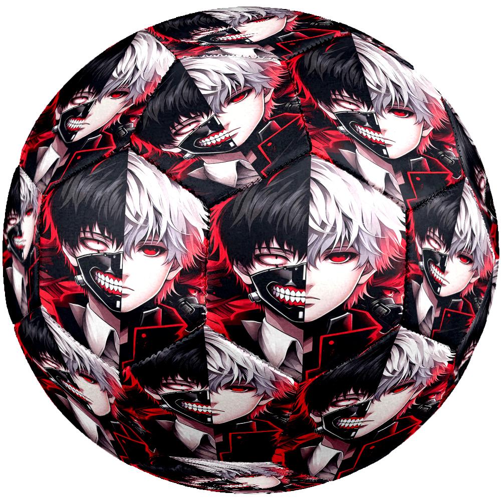 Tokyo Ghoul Theme Size 5 Soccer Ball, Suitable for Both Indoor and Outdoor Matches, a Gift Suitable for Everyone.