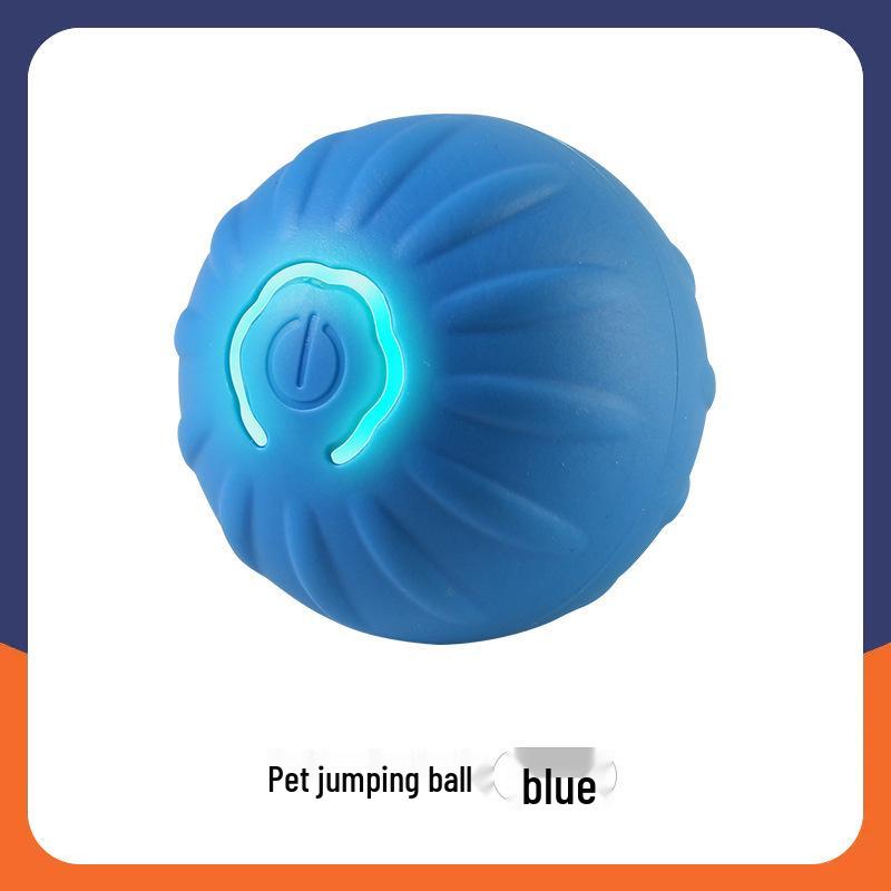 Smart Electric Jumping Pet Ball Toy - Interactive Self-Entertainment for Dogs and Cats